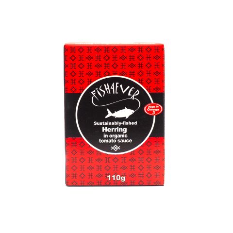 Fish4ever Herring in organic tomato sauce  (110g)