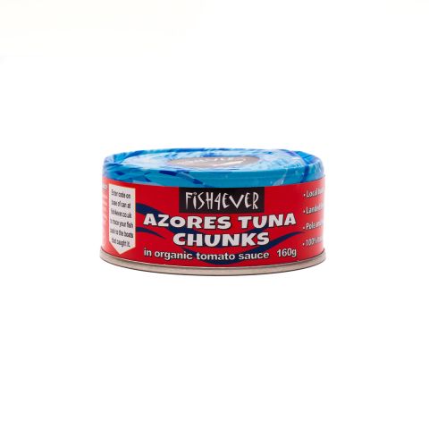 Fish4ever Azores SJ tuna chunks in tomato sauce  (160g)