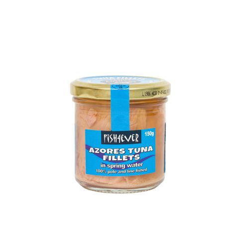 Fish4ever Azores tuna fillets in spring water (150g)