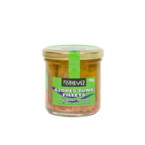 Fish4ever Azores tuna fillets in org olive oil (150g)