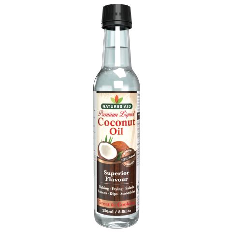 Natures Aid Coconut Oil Liquid (250ml)