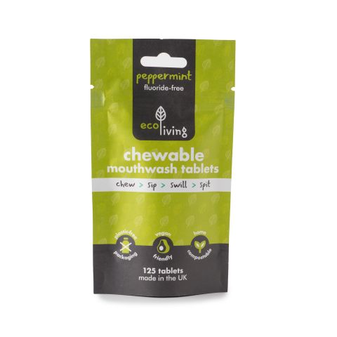 Ecoliving Chewable Mouthwash Tablets 125 pack (1pc)