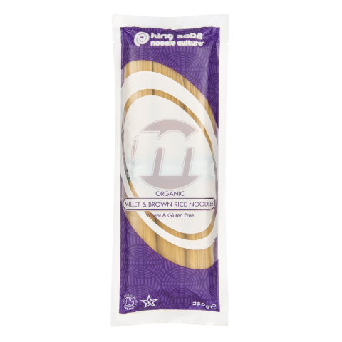 King Soba Organic Millet & Brown Rice Noodles (250g)