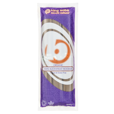 King Soba Organic 100% Buckwheat Noodles     (250g)