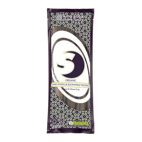 King Soba Organic Sweet Potato & Buckwheat Noodles (250g)