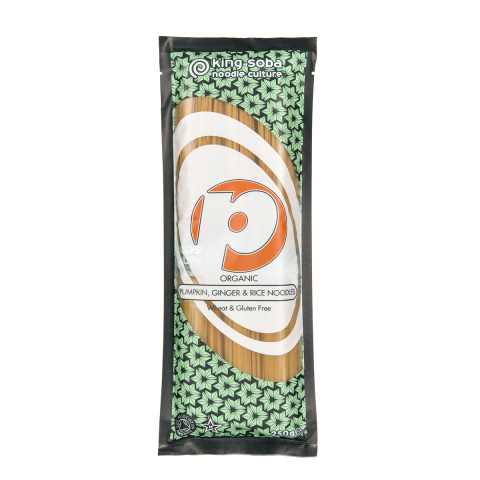 King Soba Org Pumpkin Ginger Brown Rice Noodles (250g)