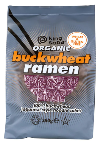 King Soba Organic Buckwheat Ramen Noodles (280g)