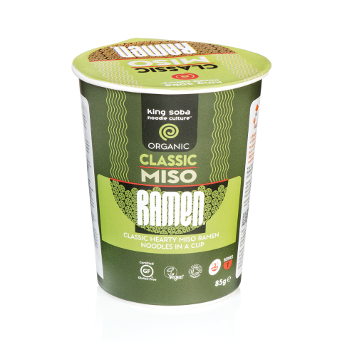 King Soba Organic Classic Miso Ramen Cup (Instant) (85g)