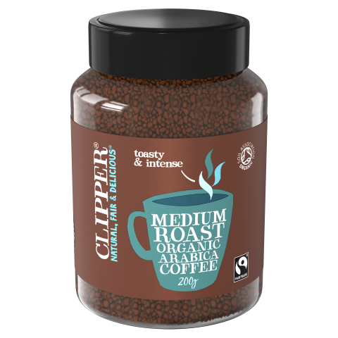 Clipper FT Medium Roast Organic Arabica Coffee (200g)