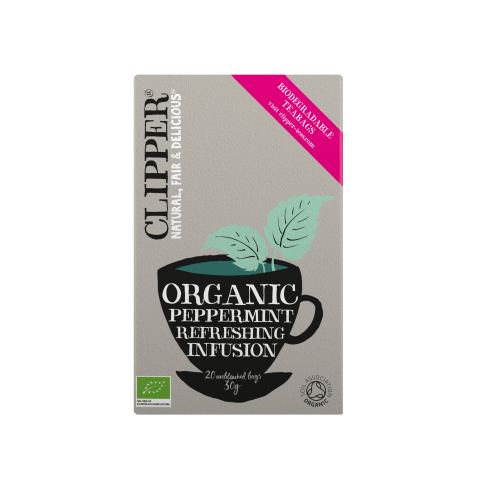 Clipper Organic Infusion Peppermint Tea Bags (30g)
