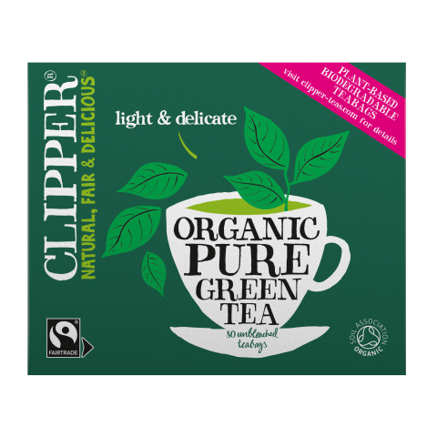 Clipper Fairtrade Organic Green Tea Bags (160g)