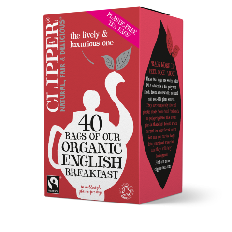Clipper Fairtrade Org English Breakfast Tea Bags (116g)
