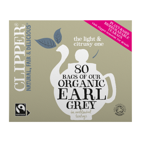 Clipper Fairtrade Organic Earl Grey Tea Bags (200g)