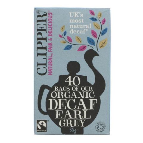 Clipper Fairtrade Organic Decaf Earl Grey Tea Bags (88g)