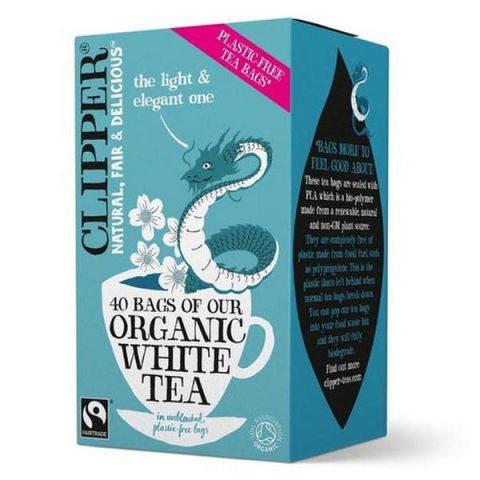 Clipper Fairtrade Organic White Tea Bags (70g)