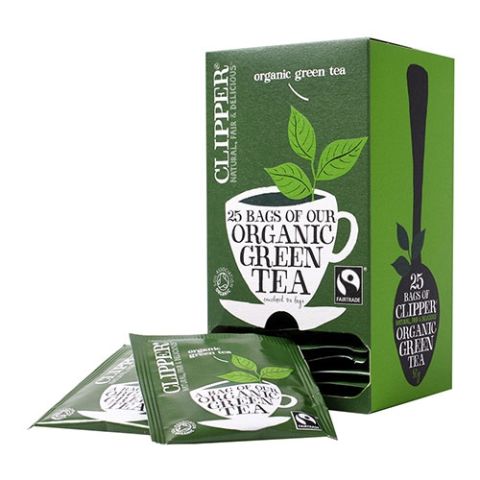 Clipper Fairtrade Organic Green 25 Envelopes (50g)