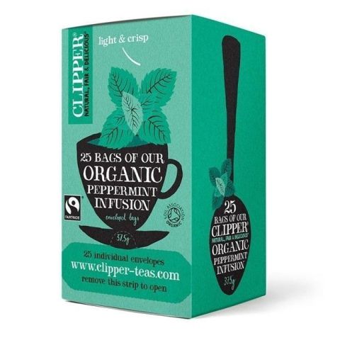 Clipper FT Organic Infusion Peppermint 25 Envelopes (37g)