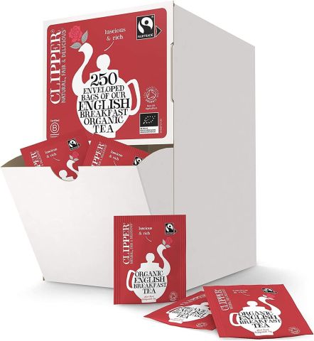 Clipper FT Org Special Eng Breakfast 250 Envelopes (550g)