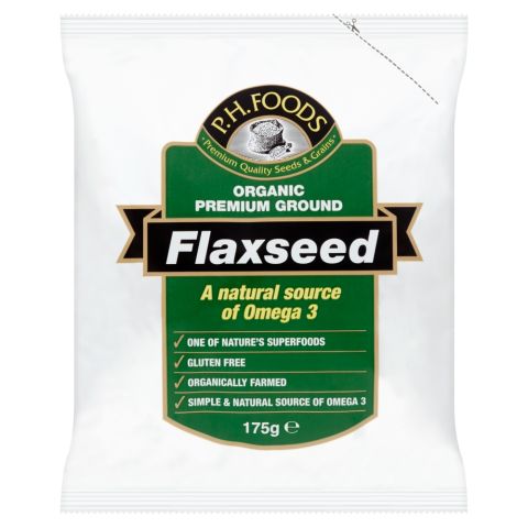 PH Foods Organic Ground Flaxseed (175g)