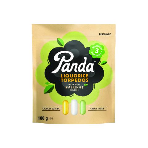Panda  Natural Liquorice Torpedos (100g)