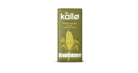 Kallo Organic Lightly Salted Corn Cake Thins (130g)