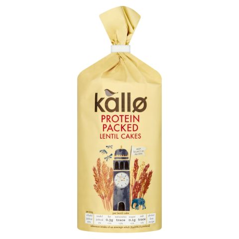 Kallo Protein Packed Lentil Cakes (100g)
