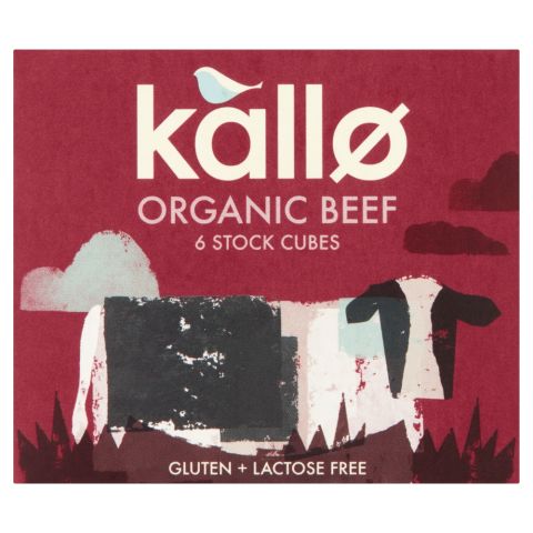 Kallo Organic Beef Stock Cubes (66g)