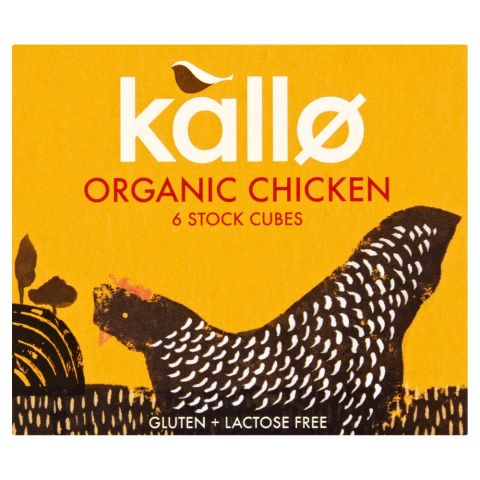 Kallo Organic Chicken Stock Cubes (66g)