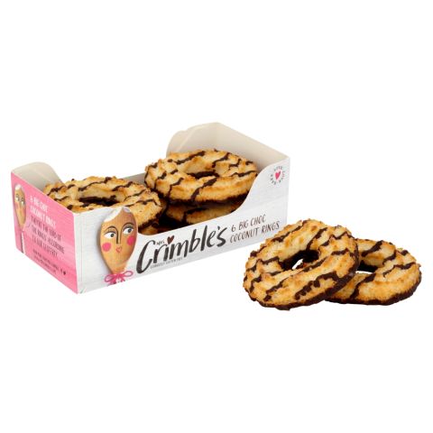 Mrs Crimbles Large Chocolate Coconut Rings  (200g)