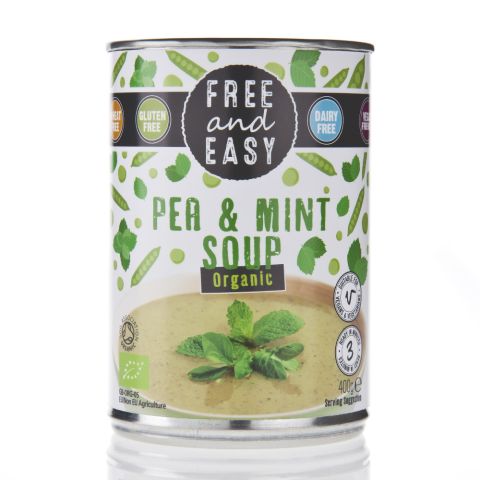 Free & Easy Organic Pea & Mint Soup (400g)