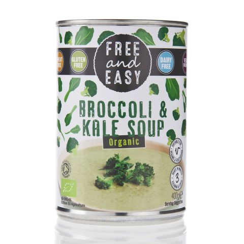 Free & Easy Organic Broccoli & Kale Soup (400g)