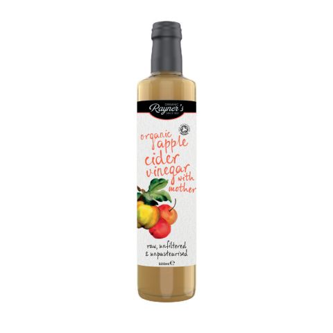 Rayner's Org Raw Apple Cider Vinegar with Mother (500ml)