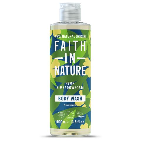 Faith In Nature Hemp & Meadowfoam Body Wash (400ml)