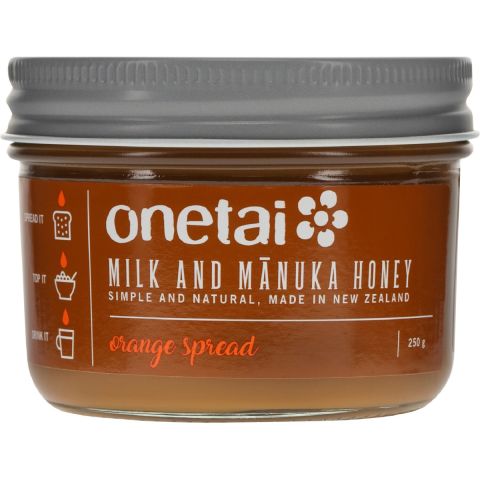 Onetai Milk and Manuka Honey Orange (250g)