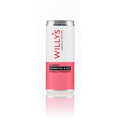 Willy's Raspberry Kombucha & ACV (250ml)
