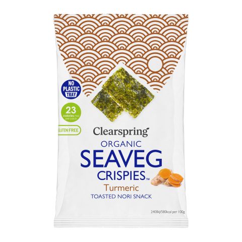 Clearspring Organic Seaveg Crispies - Turmeric (4g)