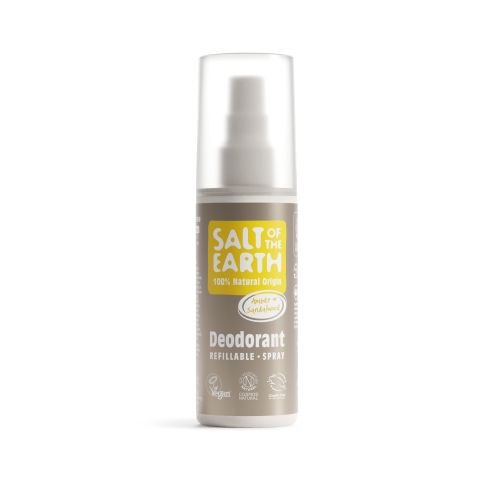 Salt of the Earth Deo Spray - Amber & Sandalwood (100ml)