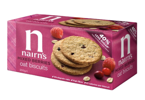 Nairn's Mixed Berry Oat Biscuits (200g)
