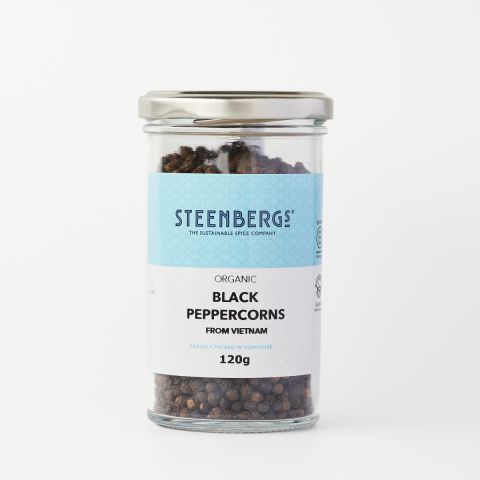 Steenbergs Organic Black Peppercorn Refill (115g)