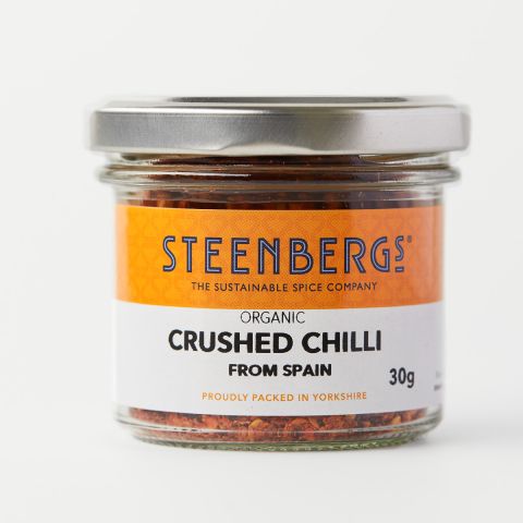 Steenbergs Organic Pepper Crushed Chilli (30g)