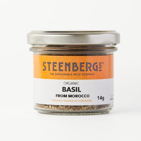 Steenbergs Organic Basil Spice (14g)