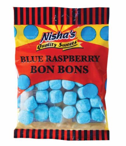 Nisha Blue Raspberry Bon Bons (120g)