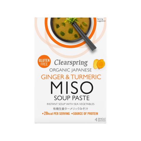 Clearspring Org Jap Ginger T/meric Miso Soup Paste (4x15g)