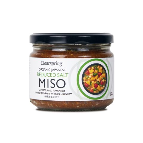 Clearspring Org Jap Reduced Salt Miso Jar (unpast) (270g)