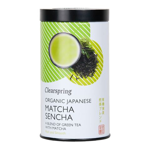 Clearspring Org Jap Matcha Sencha, Green Tea Matcha (85g)