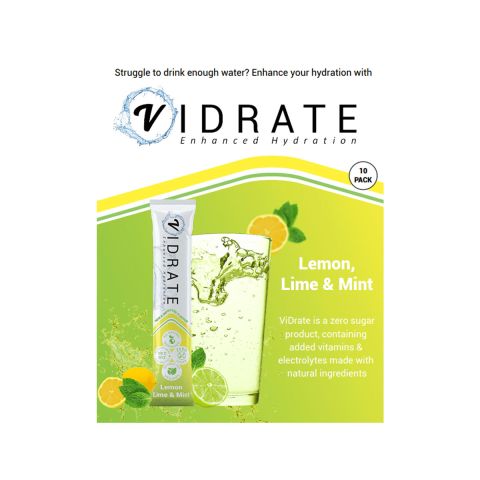 ViDrate Lemon Lime & Mint SRDU (10x3g)
