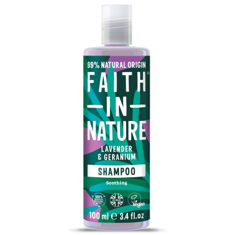 Faith In Nature Lavender & Geranium Shampoo (100ml)