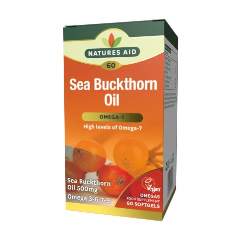Natures Aid Sea Buckthorn Oil 500mg (60pc)