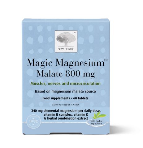 New Nordic Magnesium Malate 800mg (60tabs)
