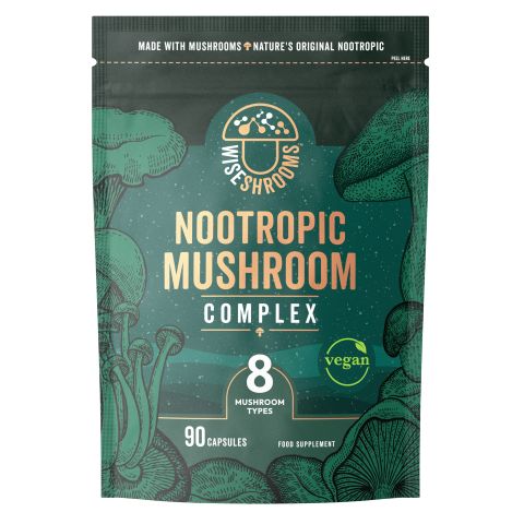 Wiseshrooms Nootropic Mushroom Complex (90Caps)